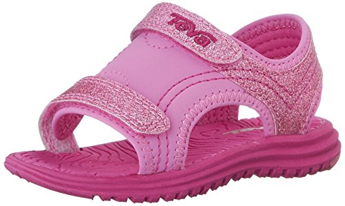 Teva Psyclone 6 Sandal (Toddler/Little Kid), Pink Glitter, 3 M US Little Kid