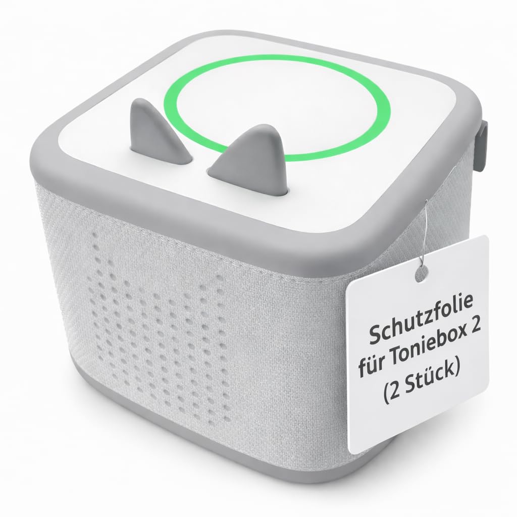 JP Journey Film de protection pour Toniebox 2 - Film autocollant comme accessoire pour Tonie - Blanc - 2