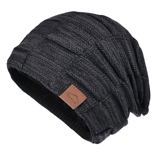 Bonnet d'hiver pour le ski la randonnée et le quotidien style slouchy décontracté