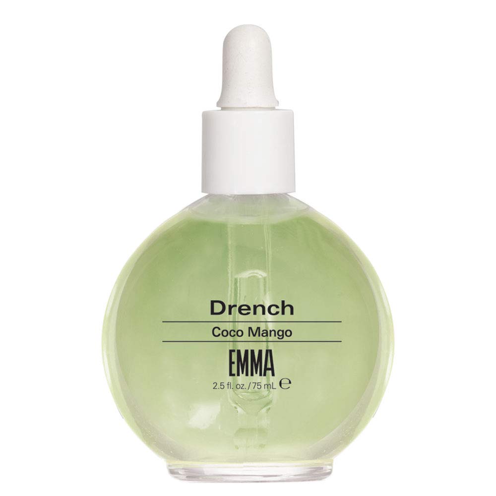 EMMA Beauty Drench Juicy Citrus, Cuticle Oil, 12+ Free Treatment Vegan & Cruelty-Free, Deep Penetrating Oil Nourishes, Protects, Hydrates & Revitalizes Nails & Cuticles With Natural Ingredients, 2.5 O : Beauty & Personal Care