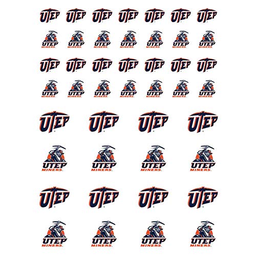 UTEP Miners Small Sticker Sheet - 2 Sheets