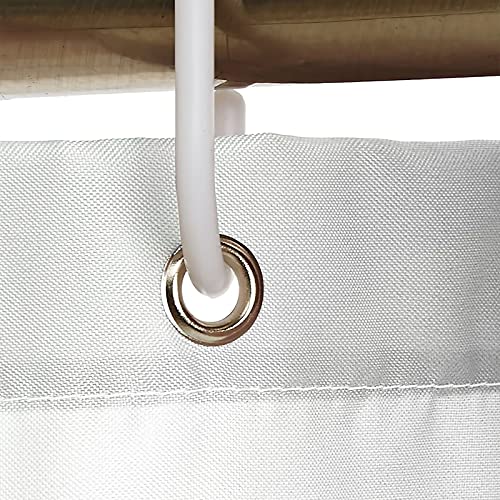 Rideau de douche 150x200 anti moisissure en polyester pour baignoire
