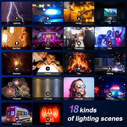 Image of GVM RGB Photography Lighting Kits with 2 Softboxes, 680RS 50W Studio Lights with Bluetooth Control, 2 Packs Video Light with 18 Lighting Scenes, led Panel Lights for Video Recording, 8500lux /0.5m