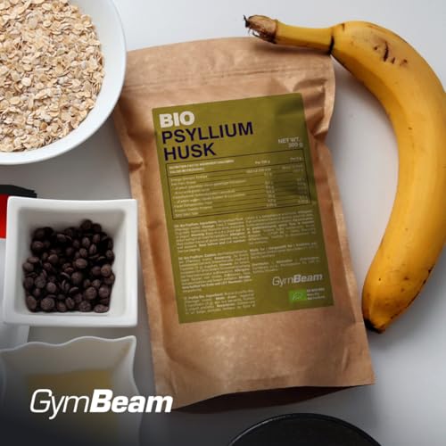 GymBeam Bio Flohsamen (300g) - Löslicher Ballaststoff aus Plantago Ovata, glutenfrei, Präbiotikum für Verdauung & Darmmikrobiom, geeignet zur Gewichtsabnahme, ideal in Joghurt & Smoothies – Bild 4