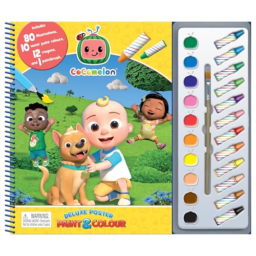 Moonbug Cocomelon Deluxe Poster Paint & (Deluxe Poster Paint & Color)