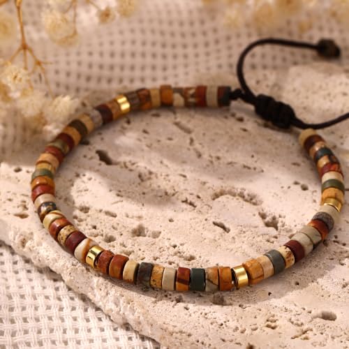 Appreciation Gifts for Women, Natural Stone Beaded Bracelet for Coworkers | Emotional Support Gift3