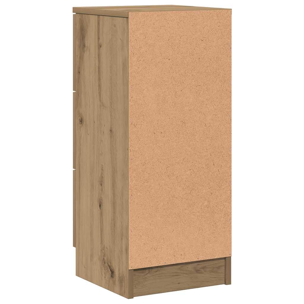 vidaXL Sideboard Artisan-Eiche 30x30x70 cm Holzwerkstoff