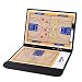 TXENCEX Basketball Coaching Board Coaches Clipboard Tactical Magnetic Board Kit,Portable Strategy Coach Board with Dry Erase, Marker Pen and Zipper Bag
