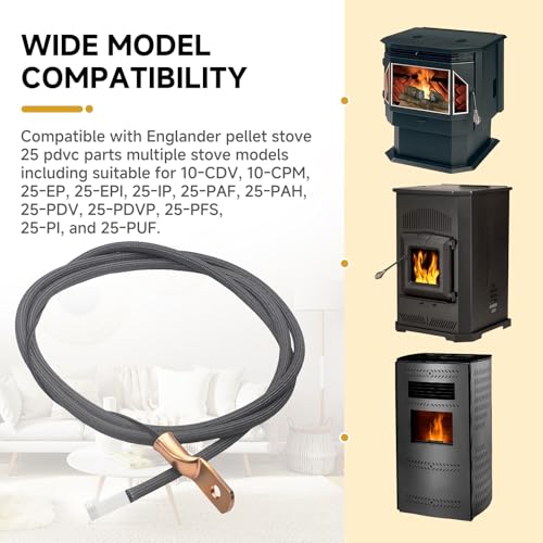 Sensor de calor de repuesto para estufas de pellets Englander 25-PDV y 10-CPM 4
