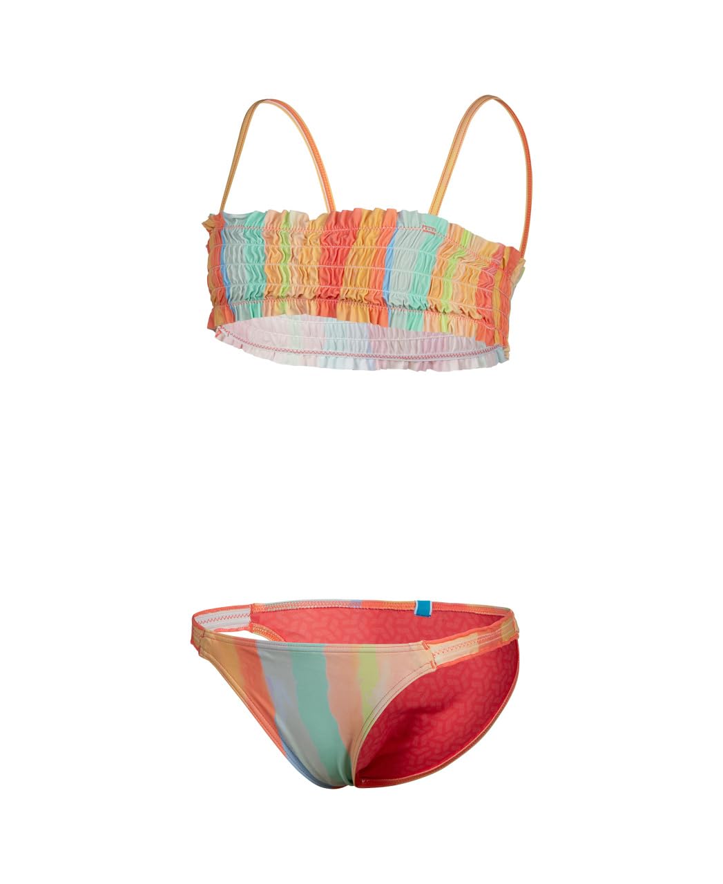 ARENA Girls Water Print Bikini Bandeau Bañador de Dos Piezas Niñas (Pack de 1)