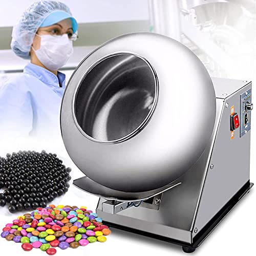 YXYLJOZ Máquina eléctrica de Recubrimiento de azúcar Máquina Comercial automática de Recubrimiento de tabletas Máquina de moldeo de Chocolate Máquina pulidora de píldoras