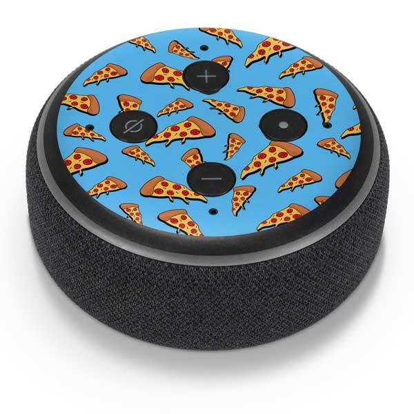 Skinit Decal Audio Skin Compatible with Amazon Echo Dot 3 - Officially Licensed Pizza Foodie Design