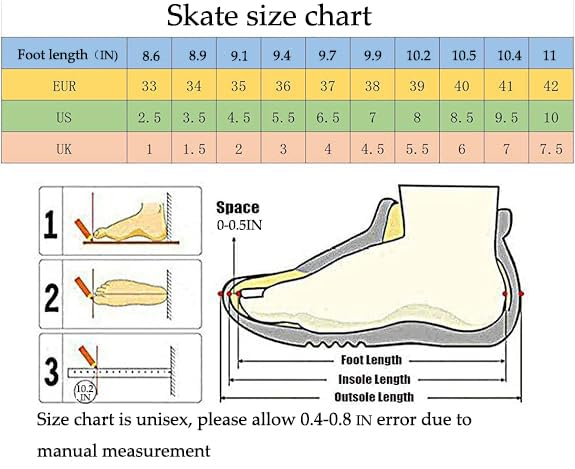 Image of Roller Skates for Women /Girls, Retractable Kick Roller Shoes with Wheels for Men, Outdoor Quad Wheel Rink Skates Adjustable Deformation Sneakers for Adult /Boys