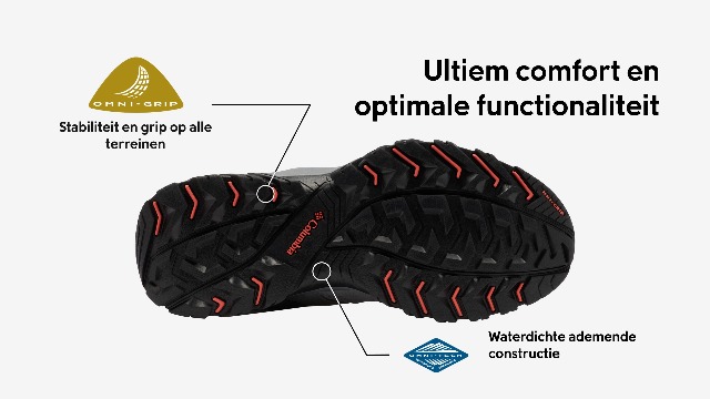 Columbia wandelschoenen voor dames, REDMOND III WATERPROOF
