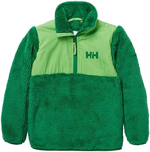 Helly Hansen Boy's K Champ 1/2 Zip Midlayer Jacket, Green, 5 Jahre