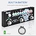 AZOR Multi Effects Guitar Pedal with 8 IR Cab & 9 AMP Models, Rechargeable Portable Guitar Effects Processor, Supports 3rd Party IR Loading, Bluetooth Wireless Music Playback