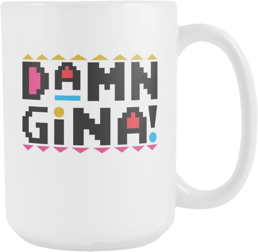 Damn Gina! Coffee Mug, 15 Ounce