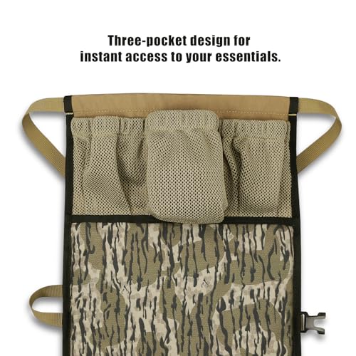 UIIHUNT Saddle Hunting Knee Cushion: Dual Knee Pads with 3 Utility Pockets, Tree Saddle Knee Cushion Pad with Adjustable Strap, Camo Hunting Knee Pads, Saddle Hunting Accessories Gear
