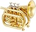 キャロル・ブラス Carol Brass ミニ・ポケット・トランペット  イエローブラスベル ラッカー仕上げ ソフトバッグ付き