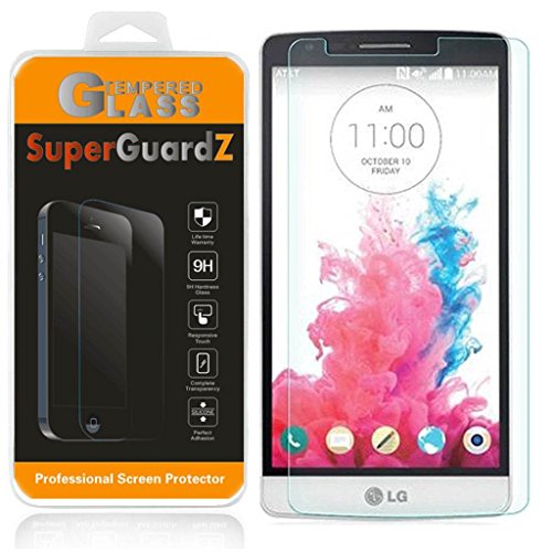 [2-Pack] for LG G3 - SuperGuardZ® Tempered Glass Screen Protector, 9H, 0.3mm, 2.5D Round Edge, Anti-Scratch, Anti-Bubble