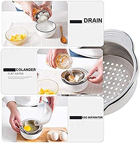LNIEGE Press Lid Oil Drainer Remover Stainless Steel Food Can Strainer Sieve Tuna
