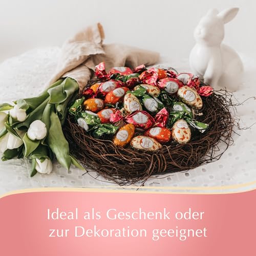 Lindt Schokoladen Spezialitäten Minis Mischung | 3 x 100 g | Mini Eier in den Sorten Alpenvollmilch, Vanille-Trüffel und Nougat | Oster Schokolade | Schokoladengeschenk | Ostereier | Schokoeier