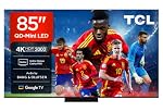 TCL 85Q7C 85 Zoll QD-Mini LED Fernseher, 4K HDR Premium 3000, Smart TV unterstützt durch Google TV (Dolby Vision IQ & Atmos, CrystGlow HVA Panel, Audio von Bang & Olufsen, 144Hz Motion Clarity Pro)