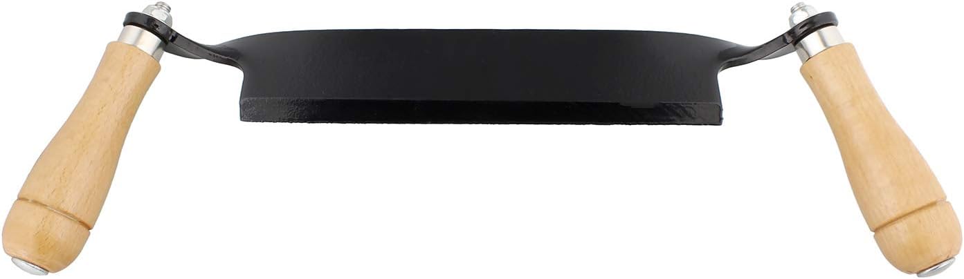 Felled Draw Shave Knife – 8in Straight Draw Knife Straight Draw Shave Tool Woodworking Debarking Hand Tool