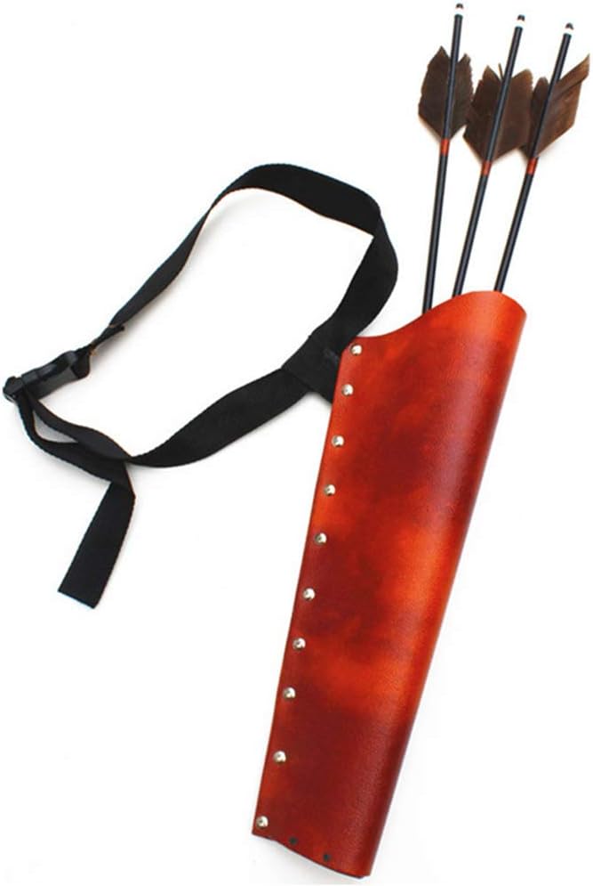 UNISTRENGH Archery Arrow Quiver Hunting Training Arrow Holder Bag Waist Belt Hanged Target Quiver for Recurve Longbow, Compound Bow or Traditional Bow