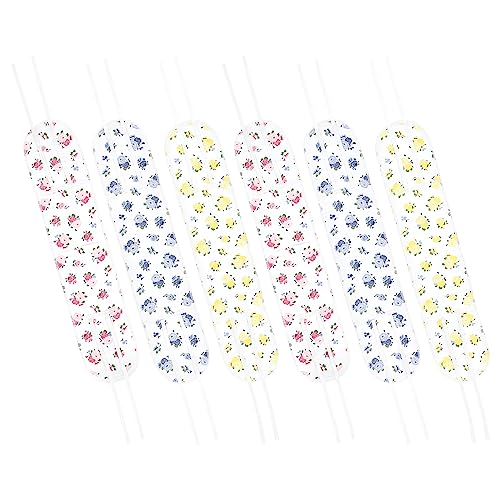 Luvable Friends Unisex Baby Belly Binder 6pk, Floral, 0-6 Months