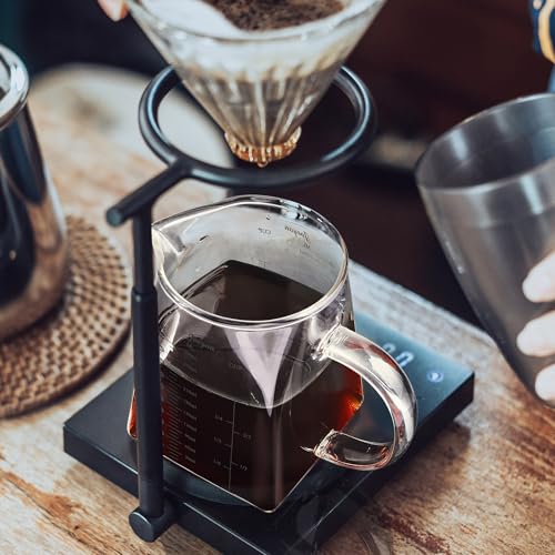 Vaso medidor de vidrio 300 ml con pico y asa miniatura 5