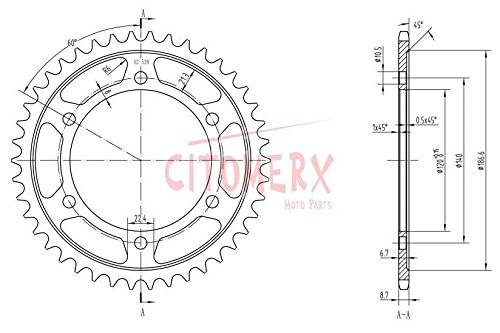 Kettensatz 16/42 für Kawasaki VN 800 Classic VN800 1996-2006 X- Ring verstärkt goldfarben