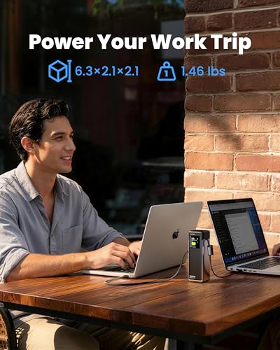 Power Bank portátil Hyper Tower 170W para laptop miniatura 6