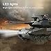 Fistone 1:18 Scale German Leopard RC Tank - Remote Control Toy with Bullet Launch Function for Kids and Boys & Girls, 2.4G Wireless Control