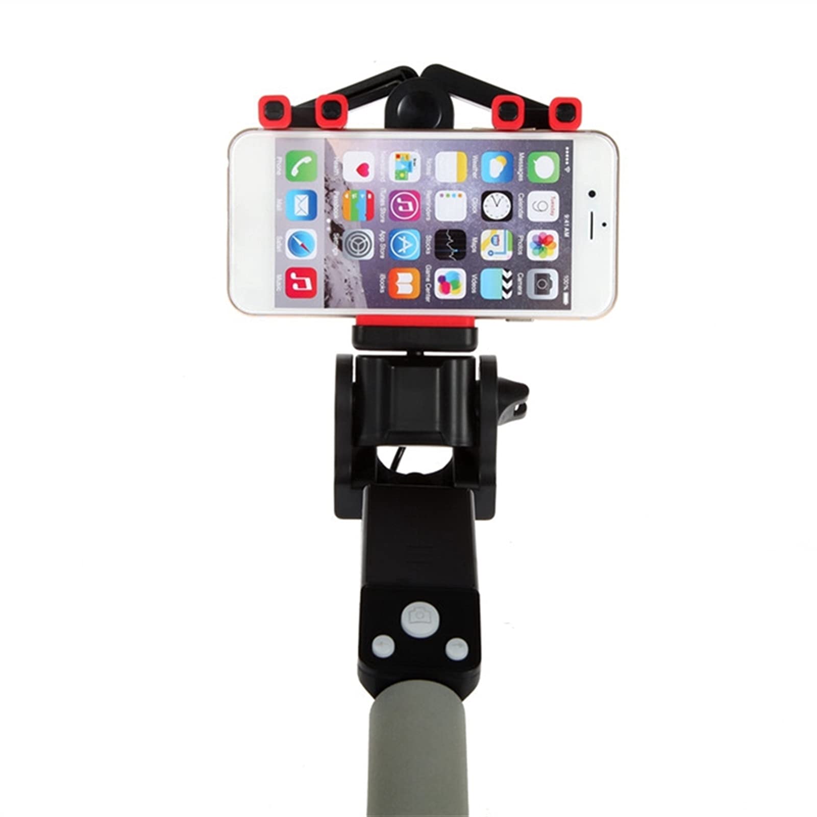 SCRUBY 360 gradi Smart Rotazione espandibile Selfie Stick Wireless Bluetooth 4.0 Remote