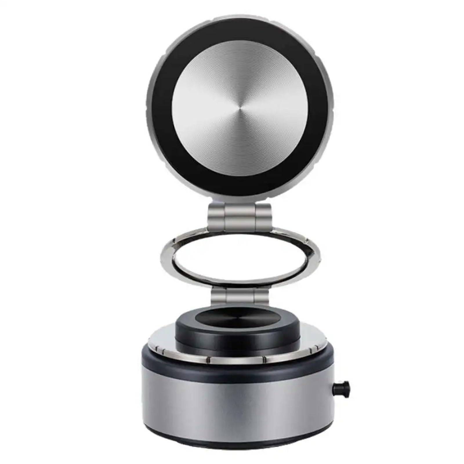 Soporte Movil Coche Supporto per telefono cellulare regolabile con rotazione a 360 ° Supporto magnetico per ventosa ultra stabile per telefono Accesorios Coche(Silver)