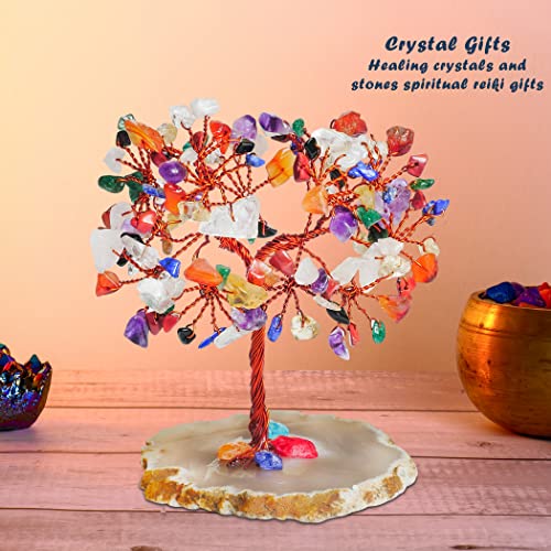 YATHABI Chakra Crystal Money Tree of Life - Seven Chakra Spiritual Trees - Feng Shui Decor - Crystal Gifts - Reiki Decor - Image 5