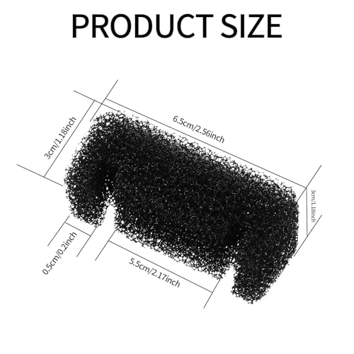 ieron 12 Pieces Cat Water Fountain Foam Filters - Image 2