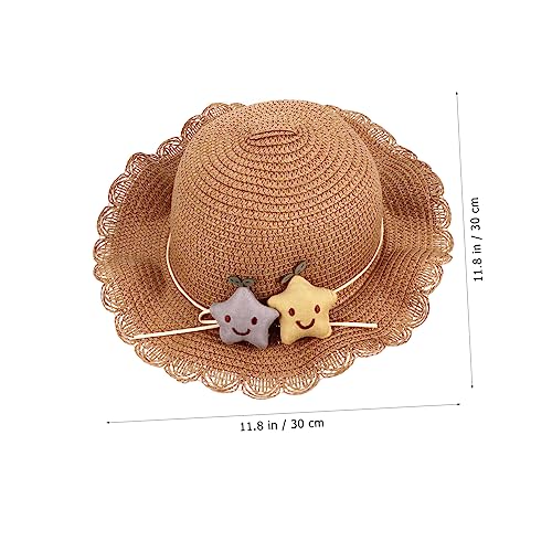 Wakauto Summer Straw Hat and Bag Breathable Wide Brim Sunshade Hats for Portable Fisherman Style Sun Protection with Traditional Weaving Khaki Beach Accessories2