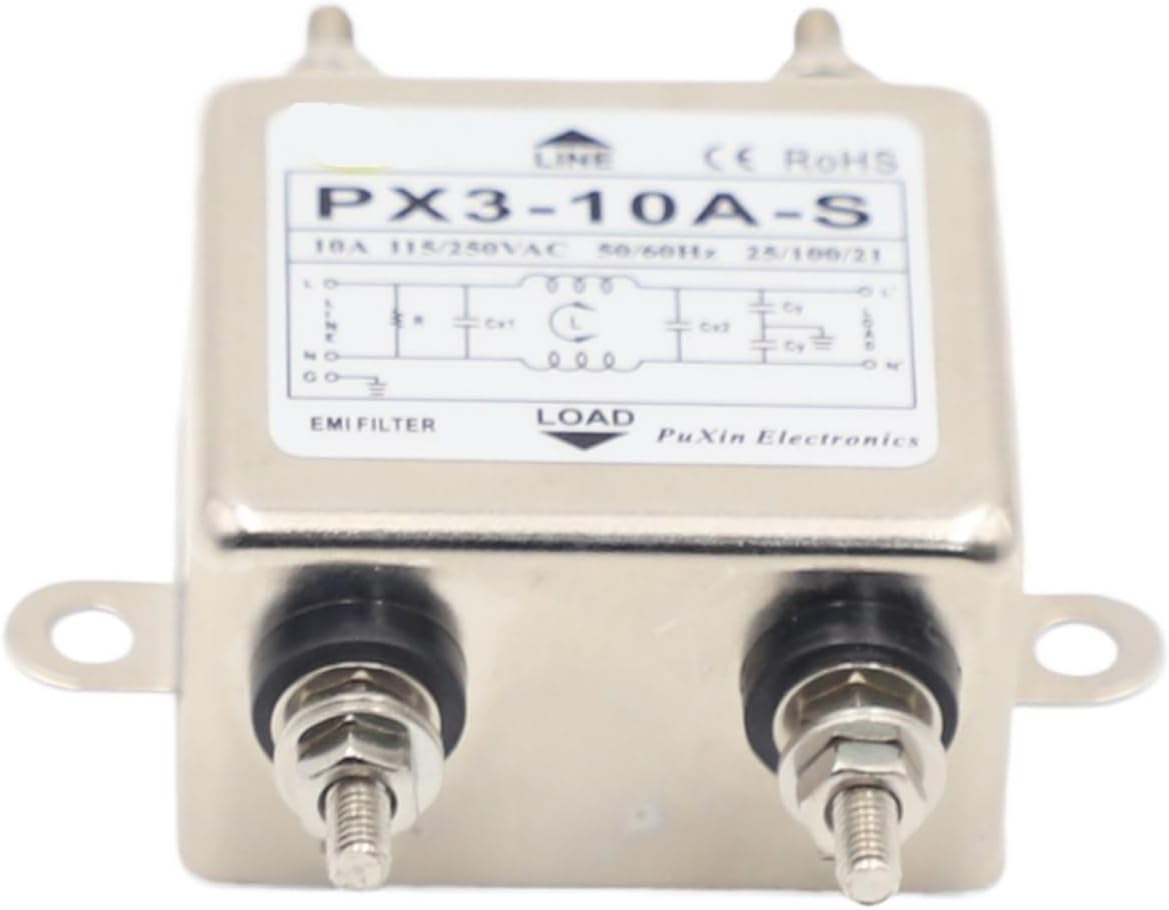 MeLphi Power Filter PX3-10A-S Single-Phase AC Single-Stage Filter
