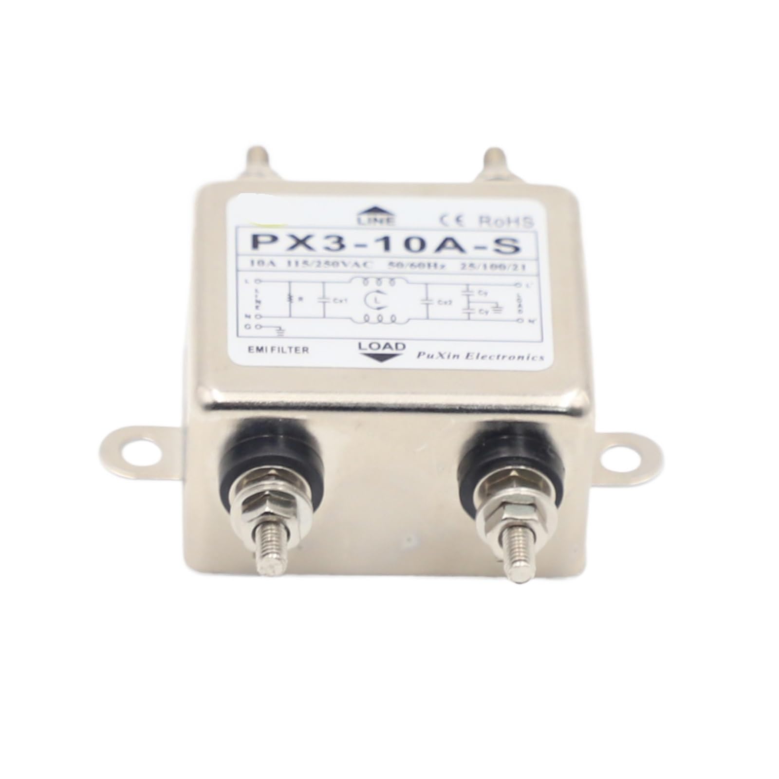 Filtre de Puissance PX3-10A-S monophasé AC à Un étage