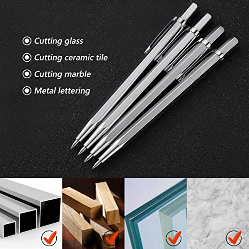 EXCEART Riscador de Carboneto de Tungstênio Caneta de Gravação Em Metal Caneta de Gravação Em Alumín