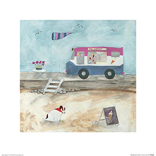 Louise O'Hara (Waiting For An Ice Cream 40 x 40cm Art Print