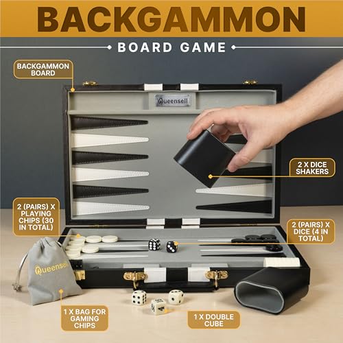 Set Mexican Train Dominoes y Backgammon 15 Pulgadas miniatura 2