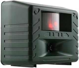 Bird-X Yard Gard, Electronic and Ultrasonic Animal Stopper Device with Motion-Sensor, Easy to Install, Covers up to 4,000 sq. ft., 15-25 kHz Frequency, 6.75" x 5.5" x 3.5"