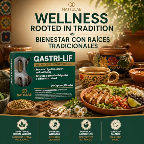 Nattulab Gastri-Lif Herbal Supplement
