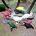 17 Pcs Realistic Mini Bird Animal Figures Toy Cake Toppers, Miniature Bird Model Figurines Birthday Party Bridal Wedding Cake Decoration Educational Backyard Birds Toy