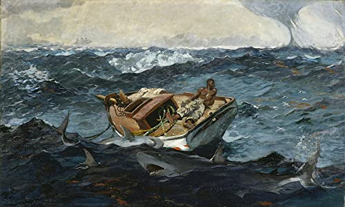 Tableau Le Gulf Stream de Winslow Homer pour une décoration murale de salon élégante