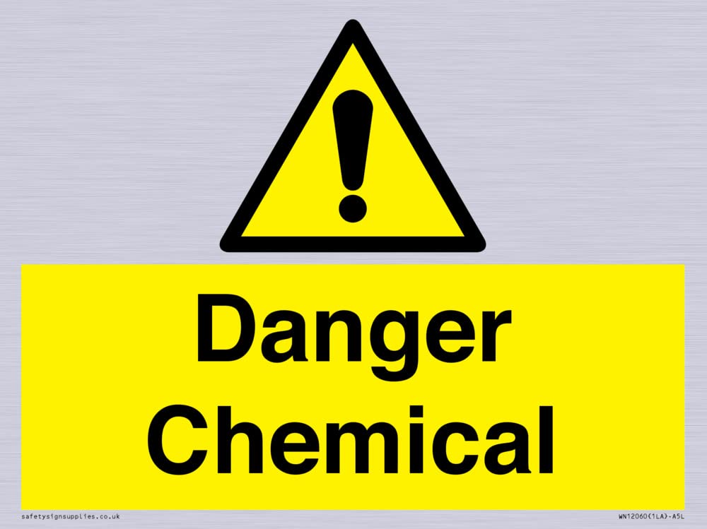 Danger Chemical Sign - 200x150mm - A5L