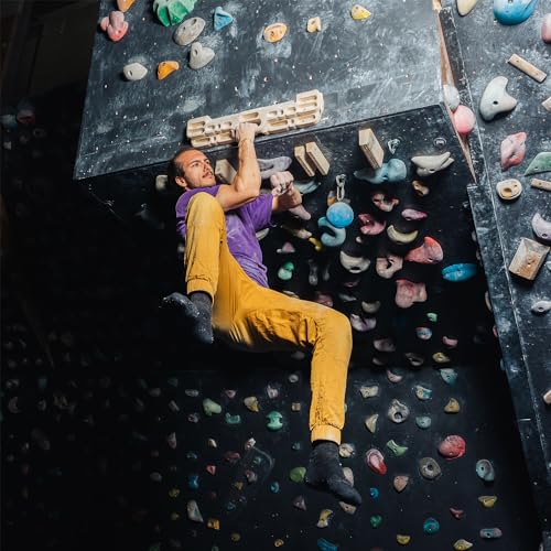 YY Vertical Verticalboard Evo – Kletterbalken für erfahrene Kletterer – komplettes Hangboard, Kletterbrett mit Griffen, Klimmzugstange, Krafttraining und Stärkung